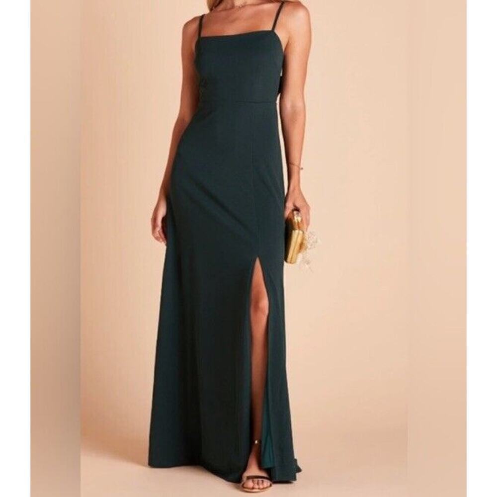 Birdy Grey BENNY DRESS CREPE EMERALD Green Medium NEW NWT BRIDESMAID WEDDING